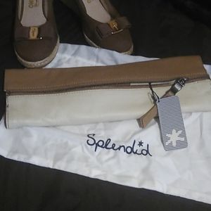 Splendid soft leather clutch